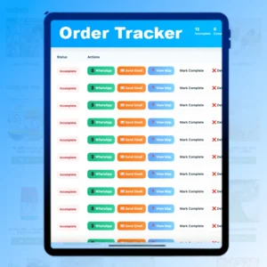 Incomplete Order Tracker